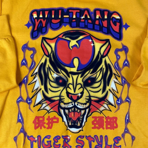 Wu-Tang Tiger Style Kung Fu Crew Neck Sweater Size S NEW - Picture 2 of 4